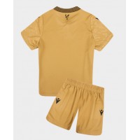 Camiseta Crystal Palace Segunda Equipación Replica 2025-26 para niños mangas cortas (+ Pantalones cortos)